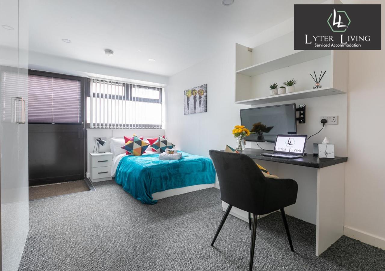 Studio Apartments By Lyter Living Desks & Wifi - Monthly Stays Available レスター エクステリア 写真